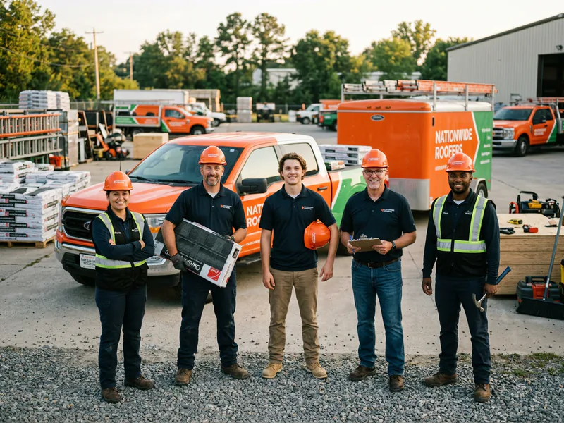 Natiowide Roofers - roof installation in New Bern near me